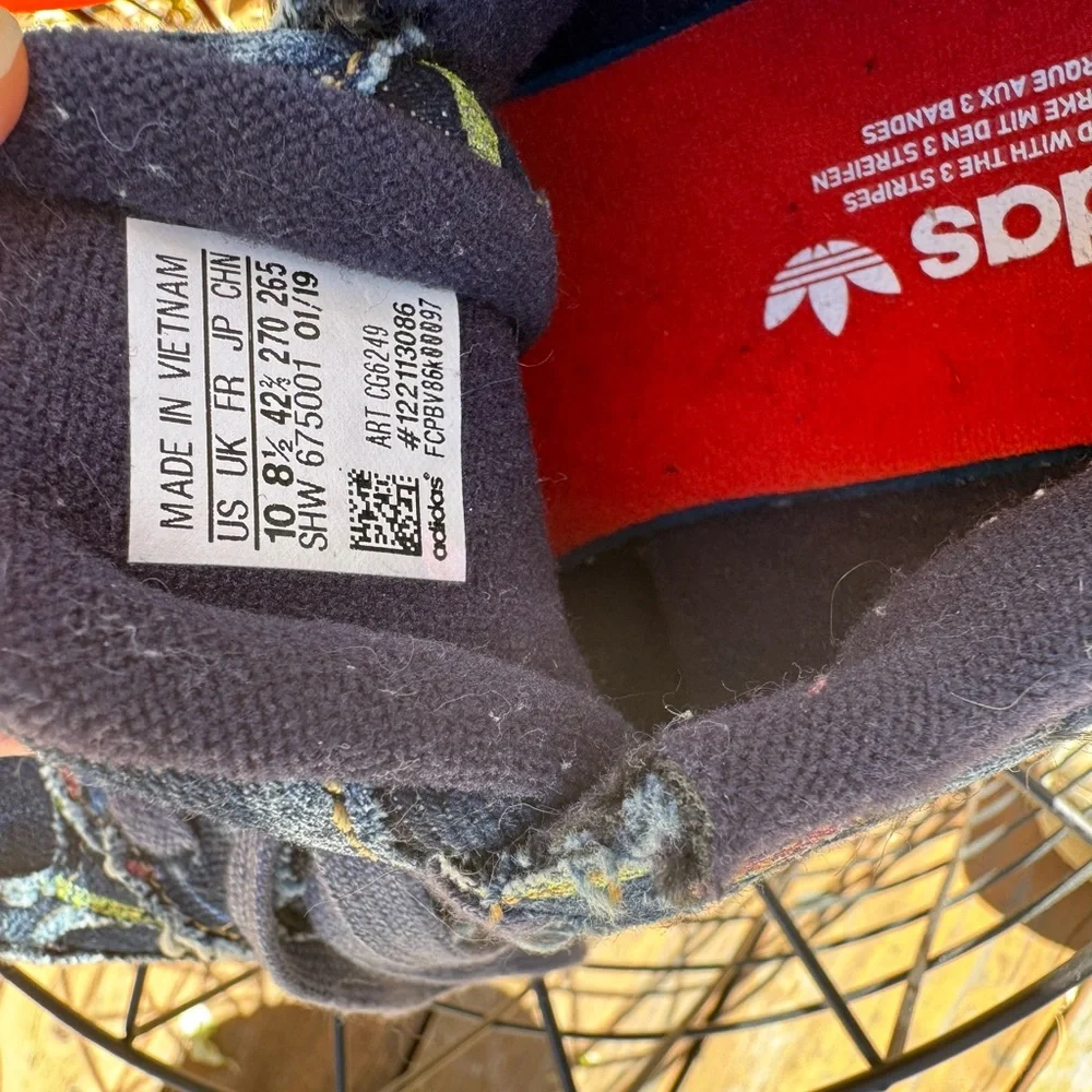 Adidas Falcon painted denim - Picture 3 of 5